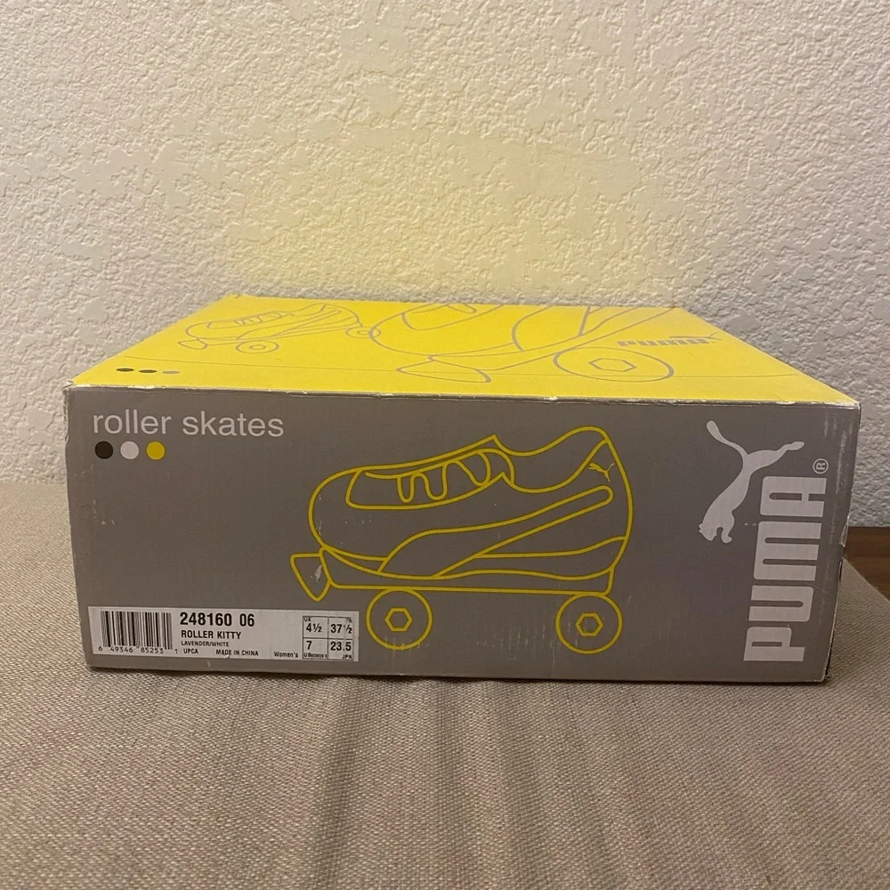 Vintage NWB Women Light Blue Retro Puma Sneaker Roller Skates Size 7 - Picture 13 of 16